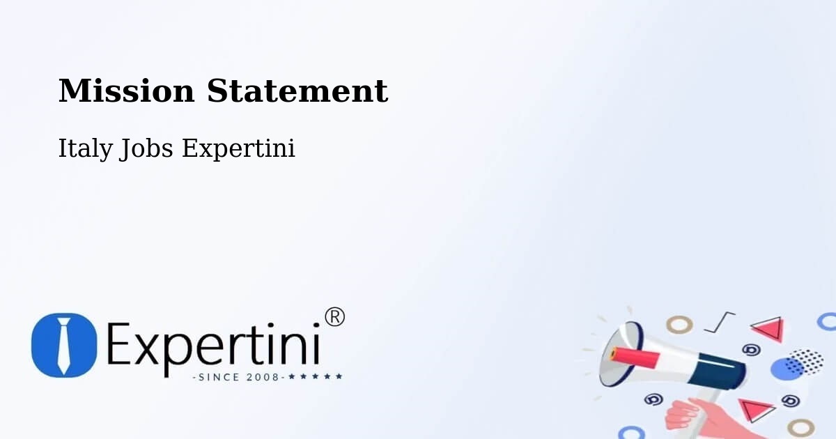 Corporate Mission – Creazzo - Italy Jobs Expertini
