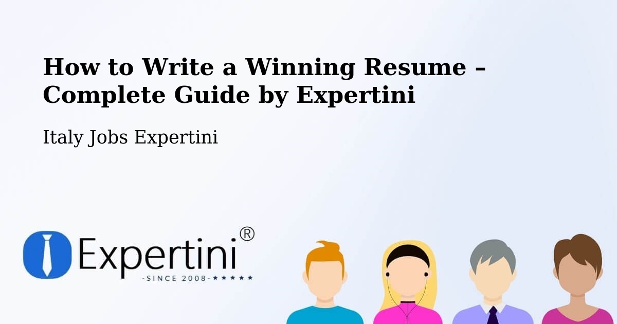 Resume Writing Guide for Job Seekers – Creazzo - Creazzo, Italy Jobs Expertini