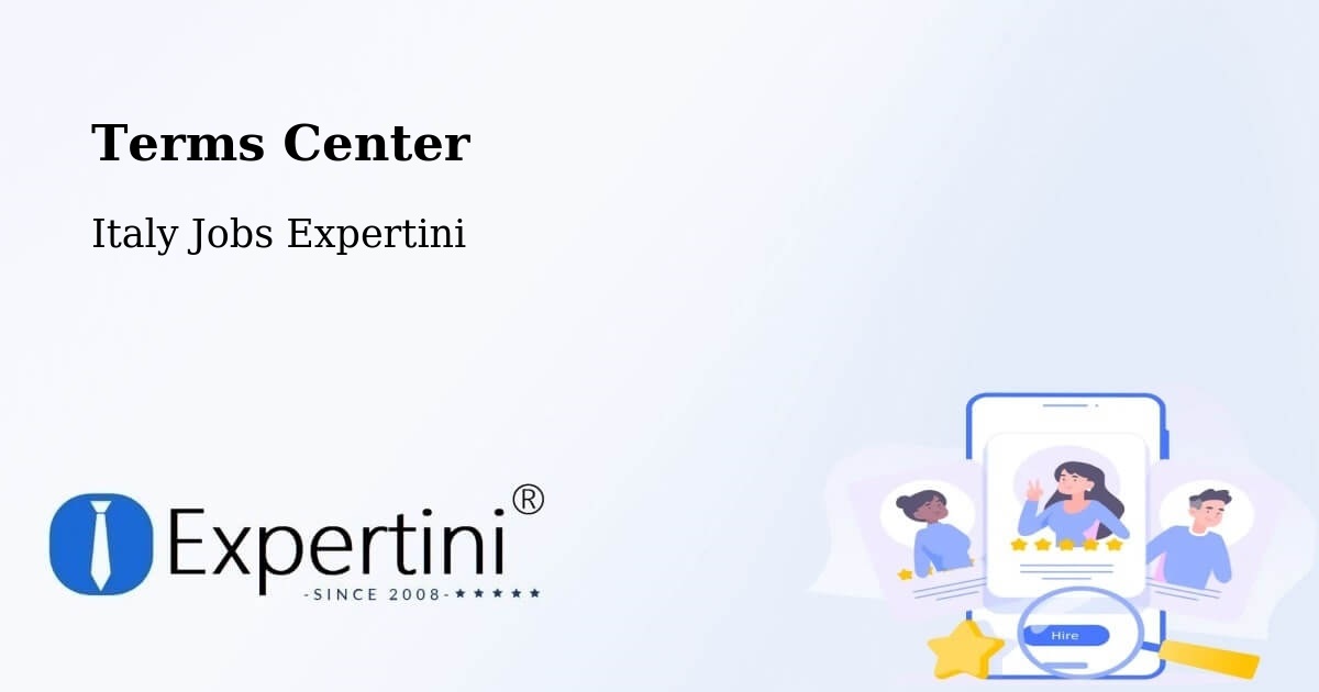 Terms of Service – Creazzo - Italy Jobs Expertini